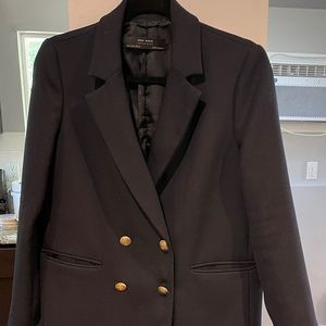 Double breasted Zara coat!